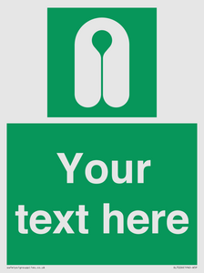 Custom sign safe condition Lifejacket